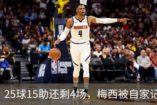 25球15助还剩4场，梅西被自家记者喊话三连MVP